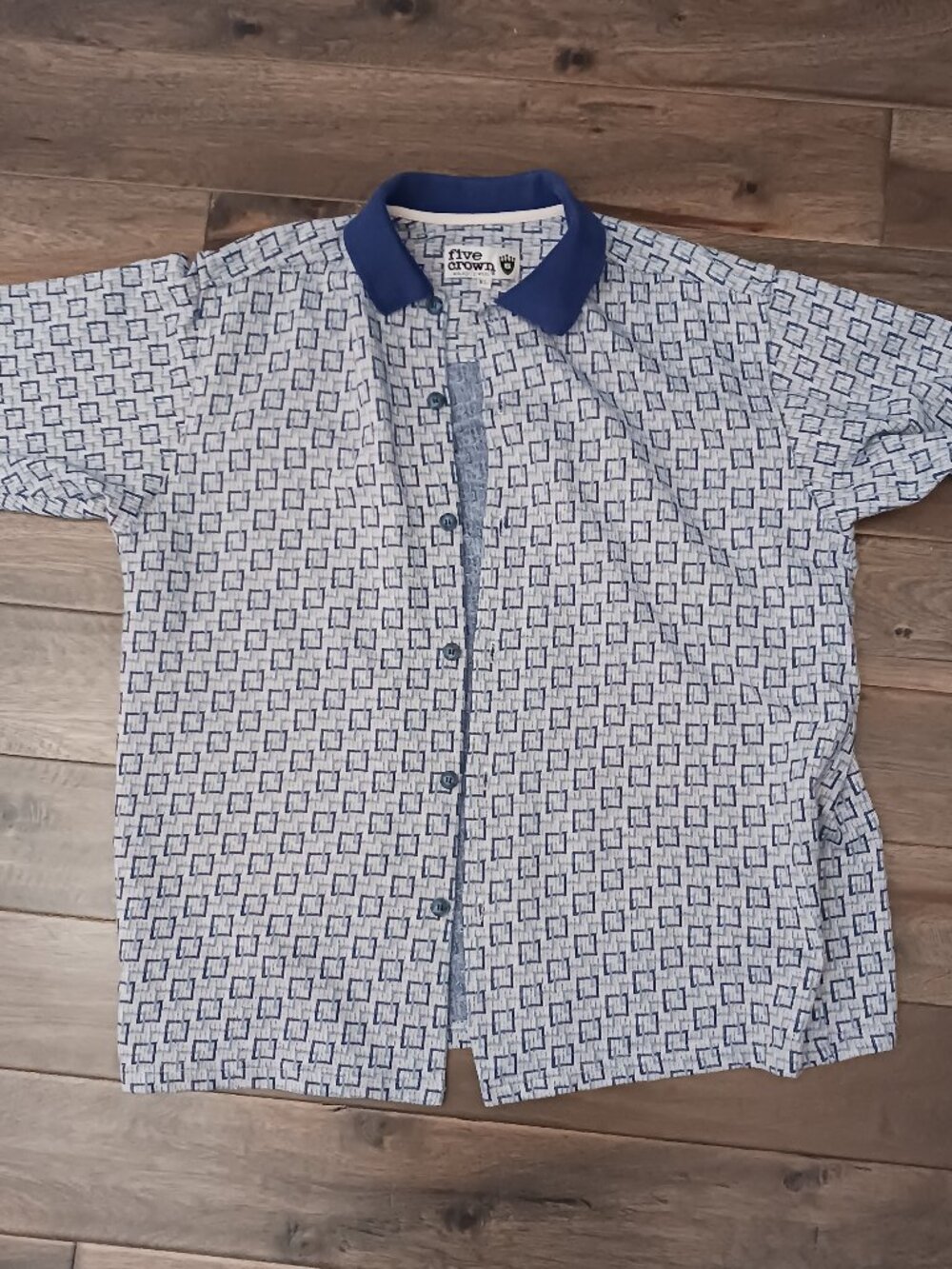 90s Five Crown button down xl Ska surf skate California